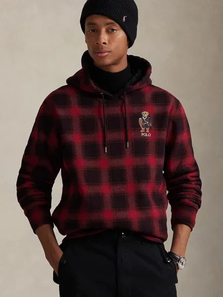 Polo Ralph Lauren melegítőfelső bordó borvörös