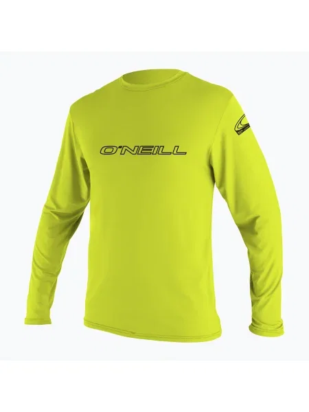 Férfi O'Neill Basic Skins LS Sun ing lime green Méret: M sárga