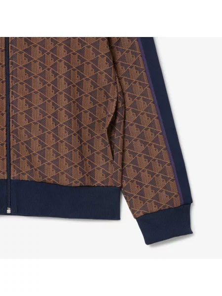 Lacoste толстовка чоловіча Paris Monogram фіолетова