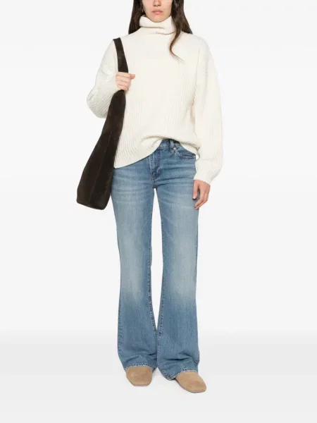 Pulover Lois Jeans alb