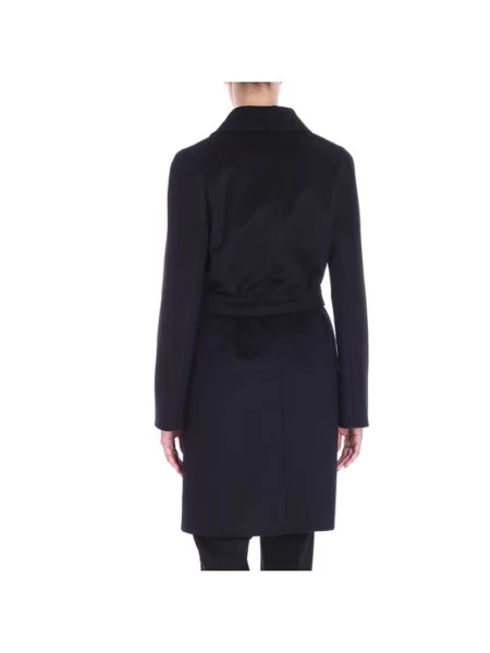 Płaszcz Max Mara wełniany niebieski
