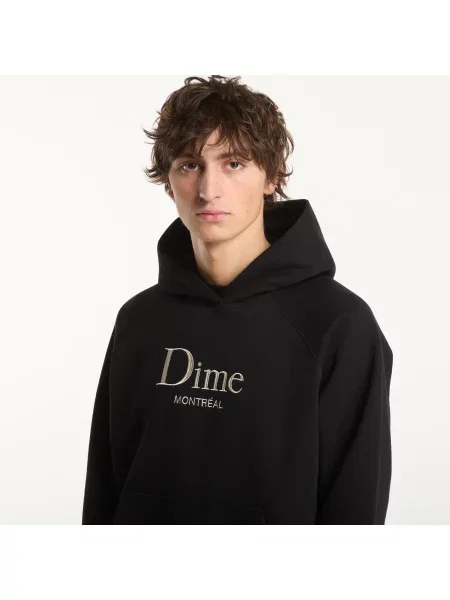 Hanorac cu glugă Dime clasic negru