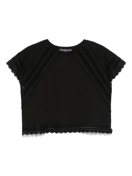Bluză Ermanno Scervino din dantelă negru