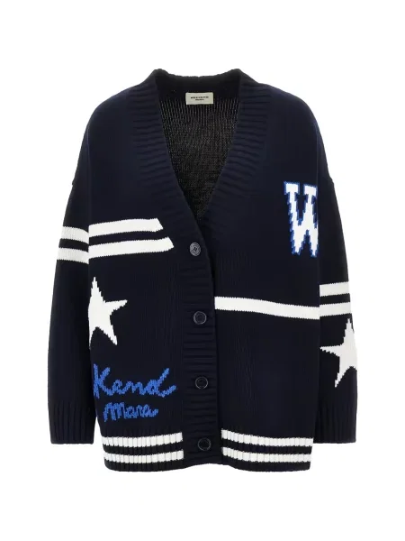 Cardigan Weekend Max Mara tricotate albastru