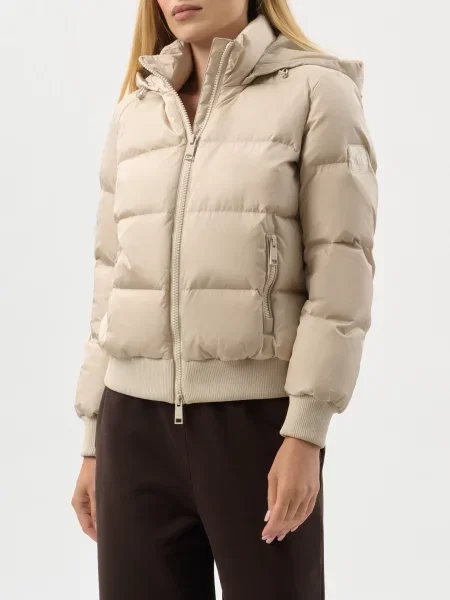 Пуховик Armani Exchange бежевий