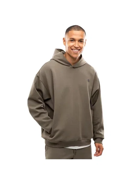 Bluza sportowa z kapturem Fitness Siroko Motion Green zielona
