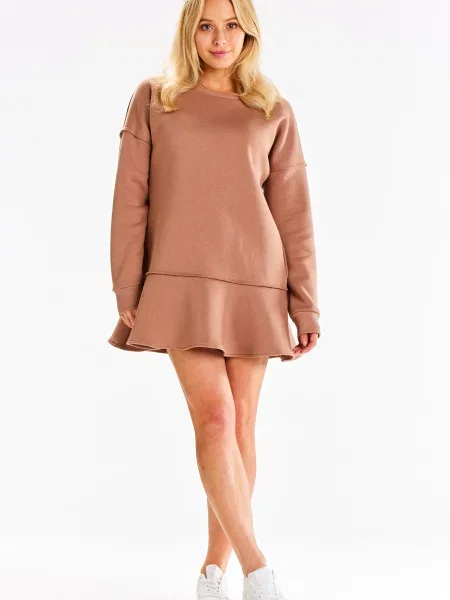 Sukienka Infinite You brązowa