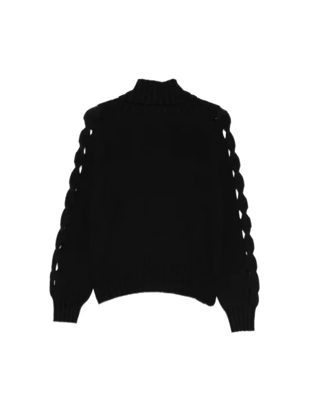 Sweter z golfem D.exterior czarny