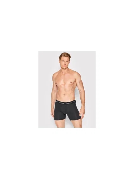 Boxeralsók Calvin Klein Brief 3 pár black/black/white. Méret: M fehér