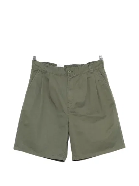 Pantaloni scurți Carhartt Wip plisate verde