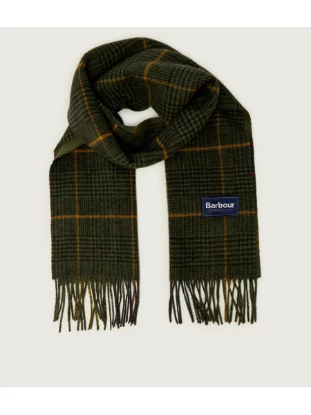 Barbour De lână șal Dramside Reversible verde