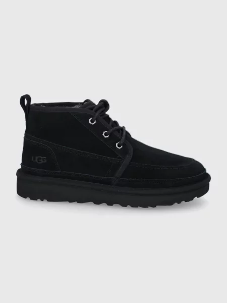 UGG Pantofi de piele întoarsă Neumel Moc bărbați negru