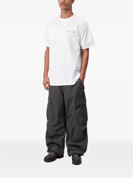 Tricou Carhartt Wip cu pene alb