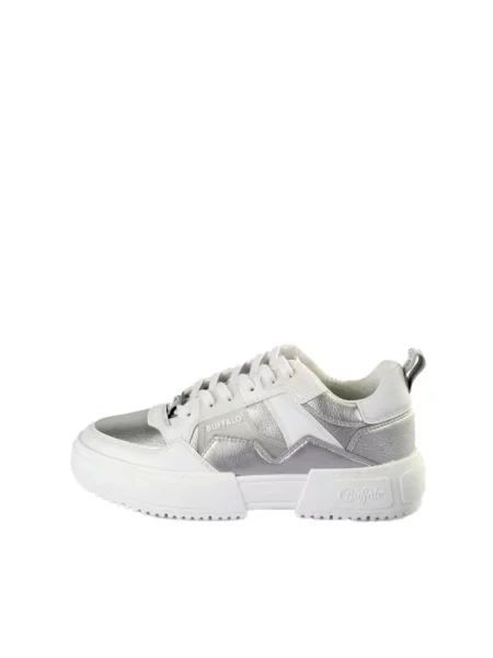 Sneakersy Buffalo skórzane klasyczne szare
