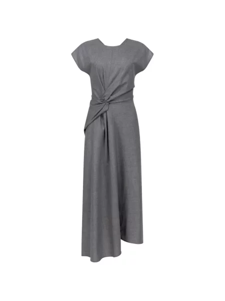 Rochie midi Victoria Beckham gri