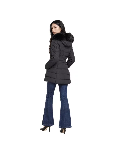 Palton Guess stretch negru