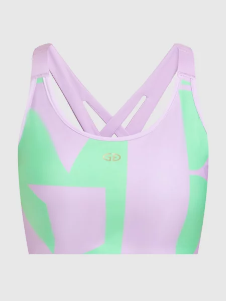 Топ Lauren з принтом логотипу Goldbergh фіолетовий