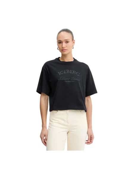 Iceberg t-shirt czarna
