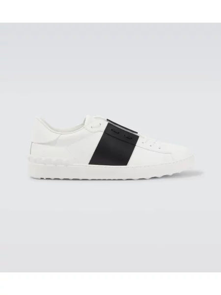 Sneakerși Valentino Garavani din piele alb