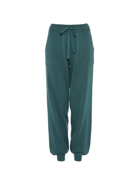 Pantaloni Eres alergare cu cordon verde