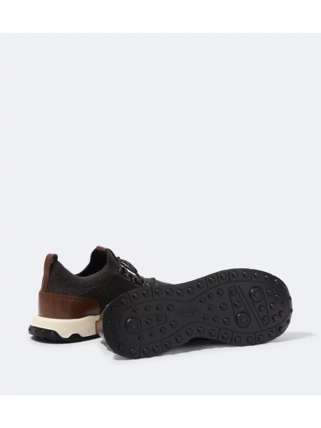 Sneakerși Tod's din piele gri