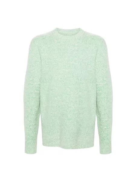 Dzianinowy sweter Jil Sander casual zielony