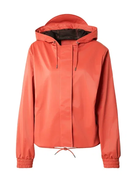 RAINS Prehodna jakna String W oranžno rdeča