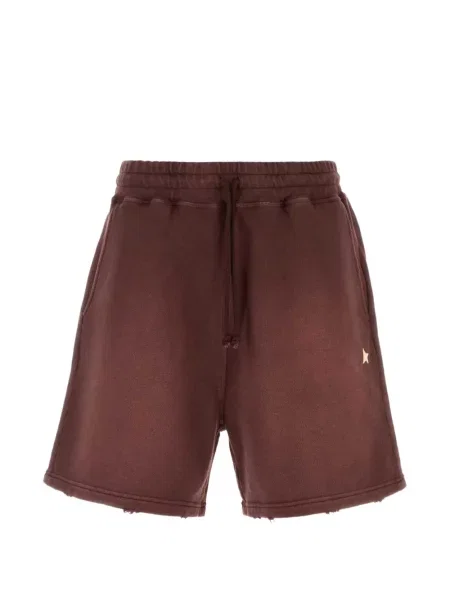 Pantaloni scurți Golden Goose maro