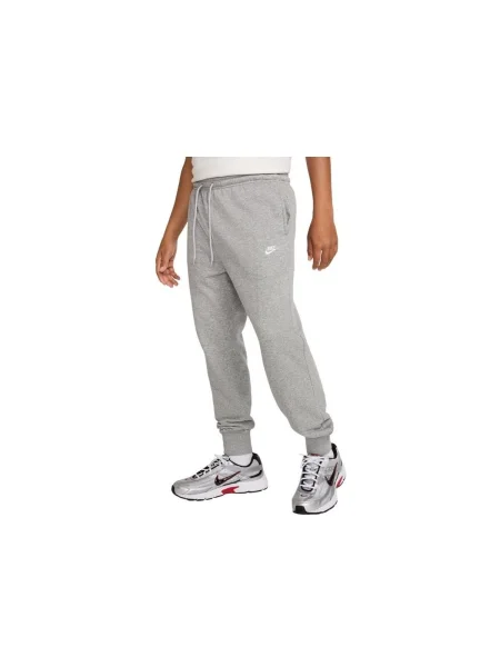 Nike Teplákové nohavice Club Fleece sivá
