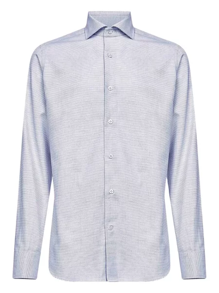 Žakárová košile D4.0 modrá