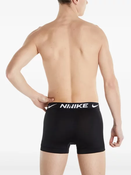 Decupat boxeri Nike cu autograf din fleece negru