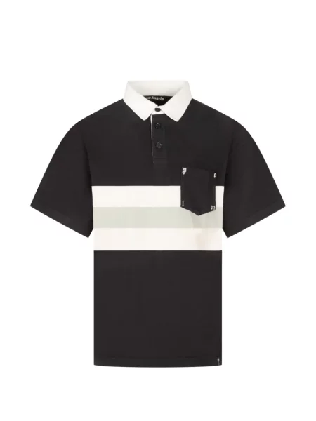 Tricou polo Palm Angels negru