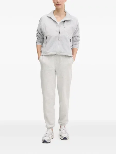 Geacă The North Face din fleece gri