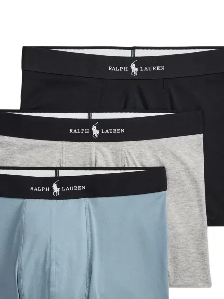 Șosete Polo Ralph Lauren cu broderie în carouri de flanelă verde
