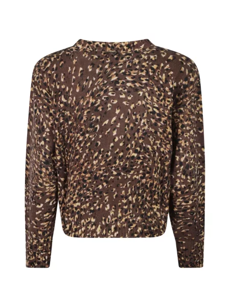 Pulover Twinset cu model leopard maro