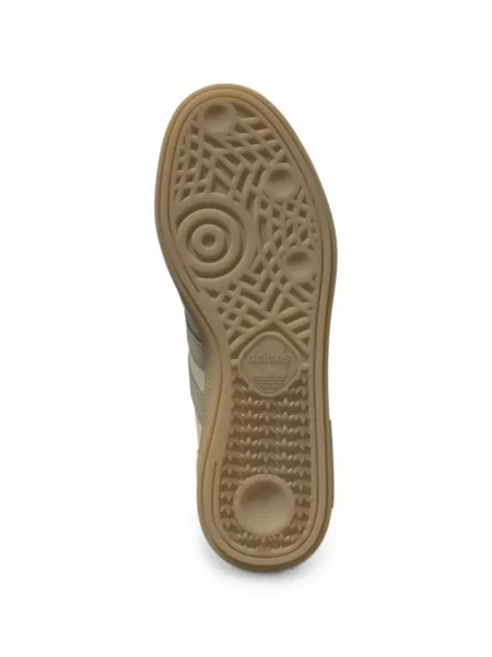 Lung pantaloni scurți Adidas din piele cu buline maro