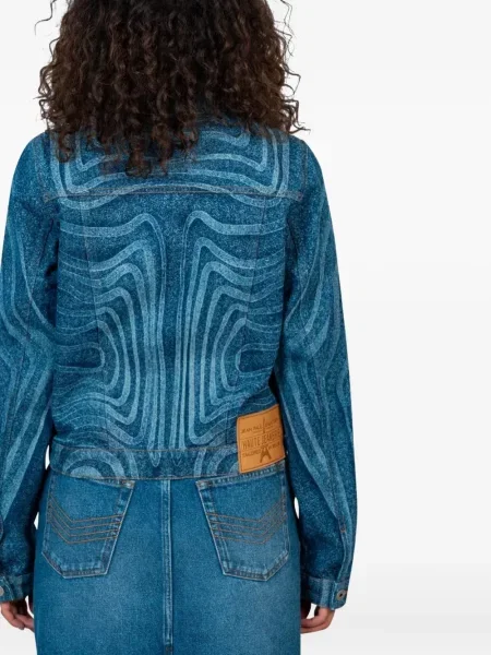 Geacă de blugi Jean Paul Gaultier albastru