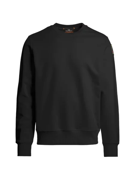 Pulover Parajumpers cu decolteu rotund cu autograf negru