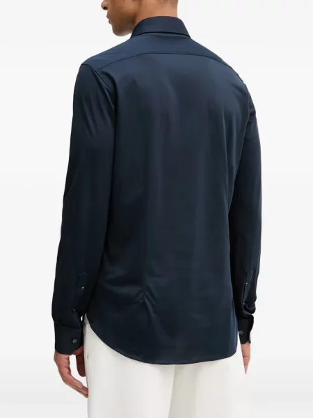 Lung cămașă Michael Kors cu broderie albastru