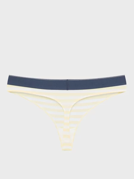 Трусы Calvin Klein в полоску желтые