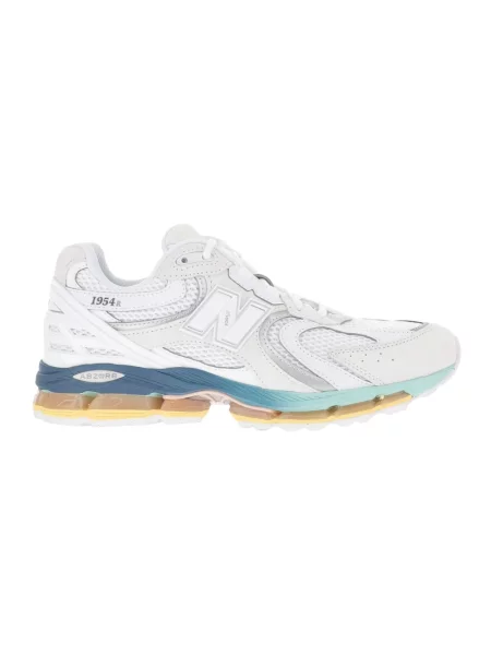 Sneakersy New Balance zamszowe białe