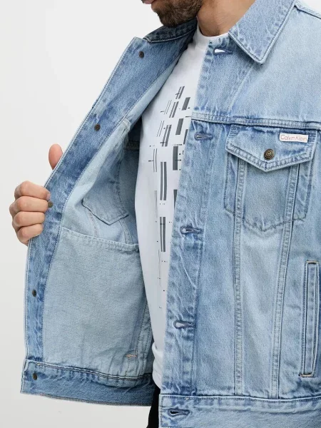 Calvin Klein Jeans kurtka przejściowa niebieski
