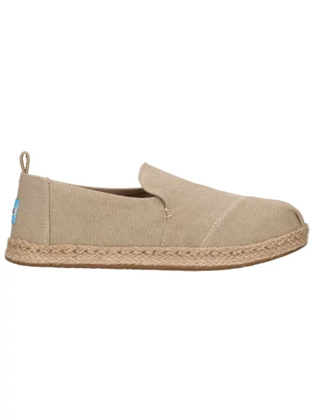 Toms Alpargatas Desert Washed Canvas Deconstructed Kobiety Buty sportowe Toms Jasnobrązowy Size:
