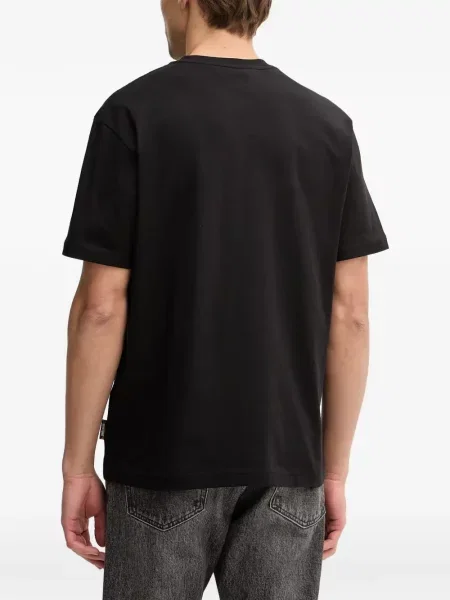 Tricou Just Cavalli cu imagine negru