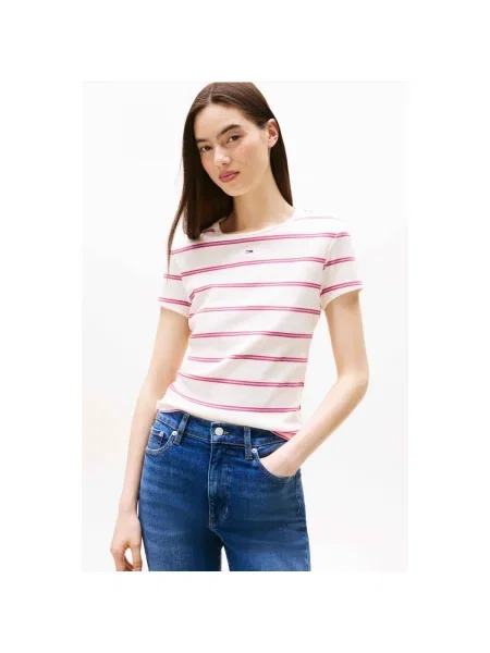 Tricou Tommy Jeans alb