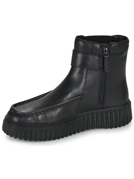 Pantofi Clarks cu cataramă negru