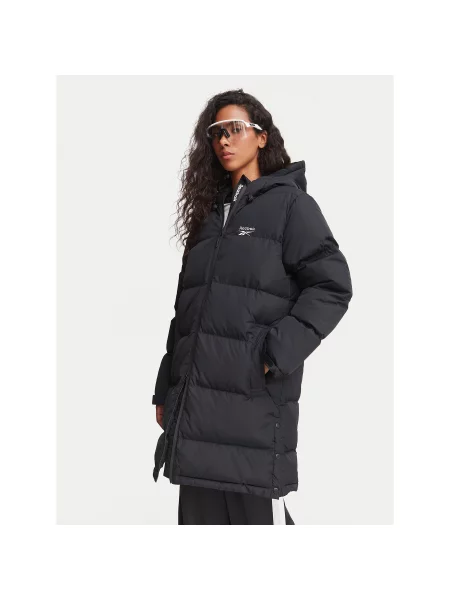 Reebok Μπουφάν χειμωνιάτικο Regular Fit μαύρο