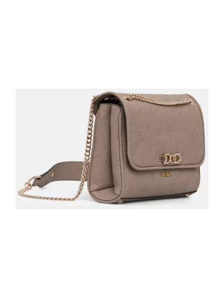 Guess torebka crossbody ANISE brązowa