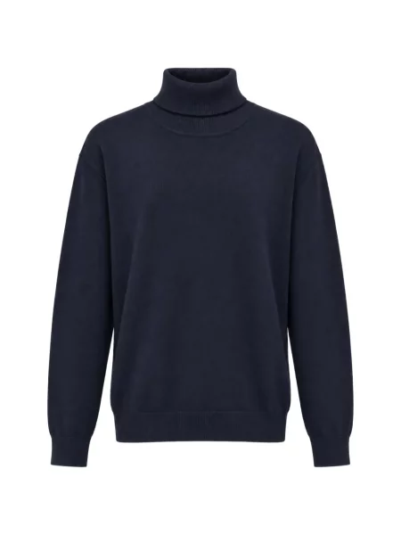 Pulover Emporio Armani de lână albastru