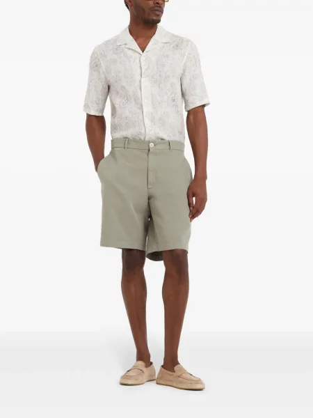 Bermudy Brunello Cucinelli zielone